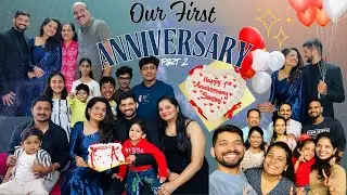 Our First Anniversary Vlog ✨| Family Celebration 🎂 | Part 2 | SanOmi Moments ❤️