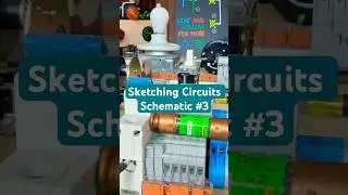 Drawing Electrical Circuits. Push Buttons, Control Relays & Motor #motorcontrol #electricalcircuits