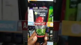 Garnier Men Acno Fight | Anti Pimple Facewash | #shorts 🥷