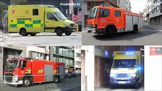 (Compilatie) Brandweer Oostende (Zone 1) met spoed