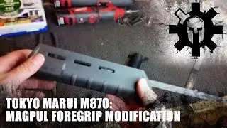 Tokyo Marui M870: модификация передней рукоятки Magpul