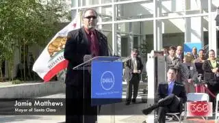 Santa Clara mayor Jamie Matthews at the opening of Dell's Silicon Valley Innovation Center