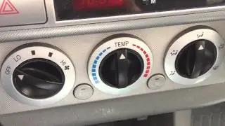 Tacoma 2nd generation HVAC neo wedge T4 LED bulb swap