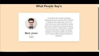 How to create Testimonial Carousel using Bootstrap5 | Client Testimonial Using Bootstrap5.