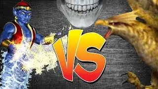 Heroes of Might and Magic III. Master genie VS Thunderbird
