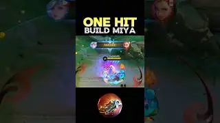 😱 WATCH THIS - BEST BUILD MIYA 2024❓(ONE HIT) ~ MLBB 🔥 #mobilelegends #onehitbuild #miya #shorts