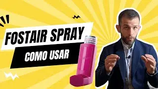 FOSTAIR ® spray como usar ? BOMBINHA para ASMA, ENFISEMA e BRONQUITE.