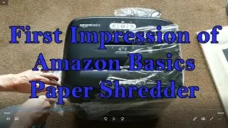 Amazon Basics 15 page paper shredder