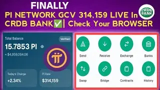 🛑НАКОНЕЦ-ТО PI NETWORK GCV 314,159 В CRDB BANK ✅ | Проверьте свой БРАУЗЕР