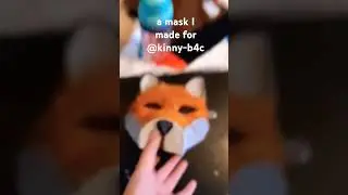 fox mask!!! #art #therian