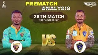 TNPL2023 Ba11sy Trichy vs Nellai Royal Kings 28th Match Prediction, BT vs NRK Playing 11 Key Players