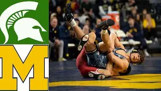 Michigan Vs. Michigan State FULL Duals Men's College Wrestling 2026