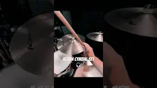 My AGEAN cymbal set #drums #cymbals #drummer #povdrums #drummer #Ageancymbals #барабанщик #барабаны