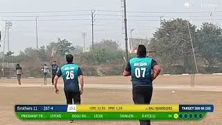 RAJ WARRIORS vs Brothers 11 | Vk Cricket Championship (League Matches) | Live - Ghaziabad VK Cricket
