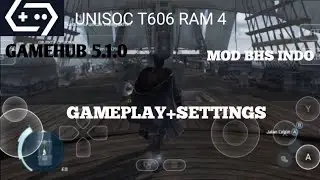 Test gameplay Assassin's Creed 3 gamehub 5.1.0| Unisoc t606 ram 4 