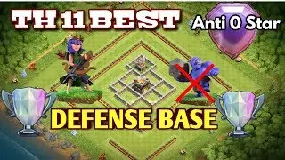 Clash Of Clans- Th 11 Best Defense Base 2018 with Reply Anti 1 Star Anti 2 Star Base