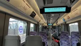 London Underground - Elizabeth Line -  Abbey Wood to Heathrow T4 - TfL - Full Journey