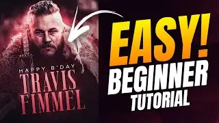 Insta Viral Bday Edits Beginner Tutorial in Malayalam | Glow Effect | Photoshop