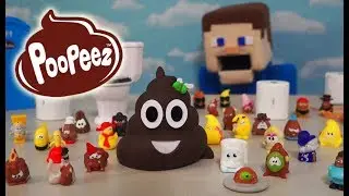 Poopeez Poop Emoji BlIND BOX Toys Series 1 UNBOXING Toilet Launcher Playset Review & Series 2