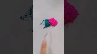 Vibrant Rangoli Powder Color Mixing ASMR | Rangoli Color Blend