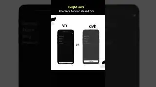 Difference between vh and dvh for height unit in css #css #css3  #coding #cssframework #cssworld