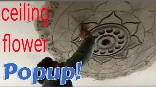 House front arch design indian style ceiling flower design Ceiling How to make #plaster #dressing