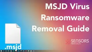 MSJD Virus [.msjd Files] Remove & Decrypt Data [Free Fix Guide]