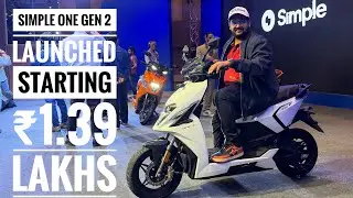 Simple One Gen 2 Launched Starting ₹1.39 Lakhs | 400 Kms Range Simple Ultra Showcased 