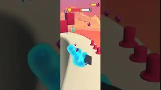 Blob Runner 3D Gameplay level 100 TalhaPro Best Hyper Casual Mobile Games Free Games #shorts akv