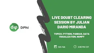 Live Doubt Clearing Session | Python, Pandas, Data Visualization and NumPy