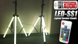 LED-SS1 Lighted LED Speaker Stands