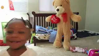 TEDDY BEAR SCARE PRANK ON 1YR. OLD!