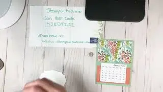 Sweet Ladybug Desk Top Calendar - Monday Night Crafting Session #43