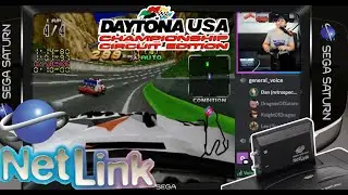 Sega Saturn Netlink Match #23 | Daytona USA Circuit Edition Online Multiplayer Dreampi