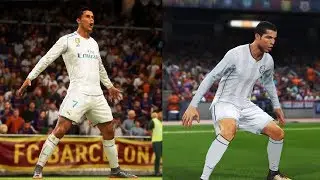 FIFA 18 vs PES 2018 Graphics + Player Animations Comparison