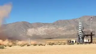 Orion Launch Abort Engine Test