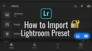 How to Import Lightroom Presets |  #editing #lightroompreset #dngfile #preset #photoshop #editing