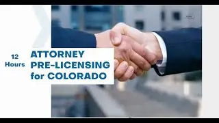 12-Hour Attorney Real Estate Pre-Licensing Course
