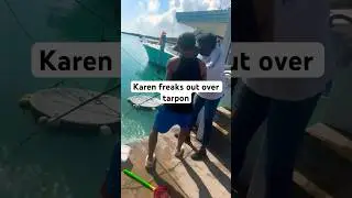 Whose in the wrong here. Sub for part 2 👀 #karen #fish #fishing #outdoors #shorts