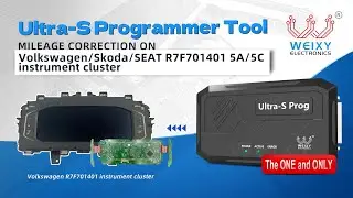 Mileage Correction on VW/Skoda/SEAT R7F701401 Instrument Clusters by WEIXY Ultra-S Prog