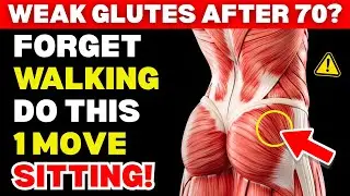 Weak Glutes After 70? STOP Walking & Do These 3 Sitting Exercises to Prevent Falls