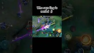 Nerfed ling damage is still enough #mobilelegends #mlbb #ling #gameplay