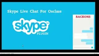 Skype Live Chat Plugin For Osclass - Rackons Market #rackons #osclass #osclassplugins
