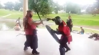 Another Day at Larp. Testing my Helmet and gear