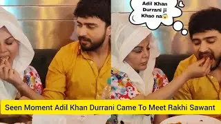 OMG 😱 Adil Khan Durrani Came To meet Rakhi Sawant At Resturant in Andheri  Seen Moment 😱