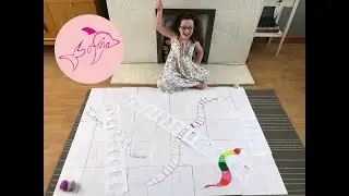 Homemade Giant Snakes and Ladders