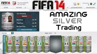 FIFA 14 - How to make coins #1 | AMAZING Silver trading method! Fast, easy and reliable