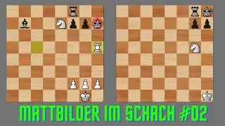 Mattbilder im Schach - Anastasia's Matt; Ersticktes Matt - einfach erkl&auml;rt #02