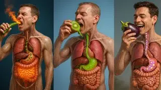 What's happened when man eating....human digestive system #digestivesystem #3danimation #ai 