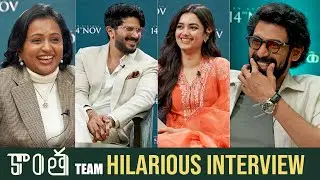 Kaantha Movie Team Hilarious Interview | Dulquer Salmaan | Rana Daggubati | Bhagyashri Borse